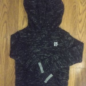 Little girls size 4 DKNY sweater hoodie